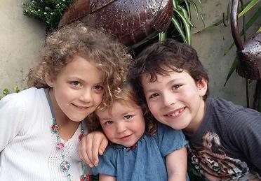 Piet, Emma and Juliana
